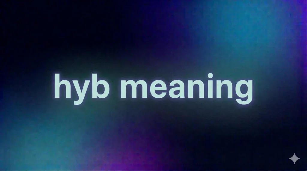 HYB Meaning: What It Really Means in Texts, Social Media, and Modern Conversations