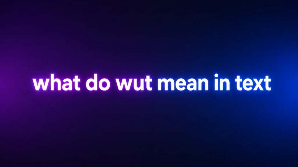 What Do WUT Mean in Text? Understanding This Popular Slang and How People Really Use It