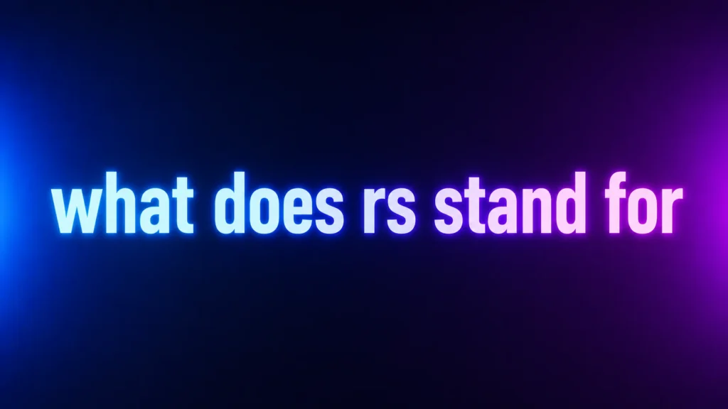 What Does RS Stand For? Meaning in Texting, Snapchat, and Social Media Explained