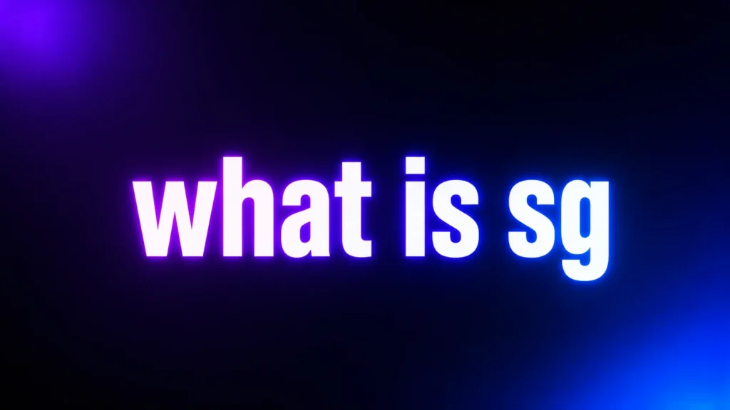 What Is SG? Meaning in Text, Social Media, and Everyday Conversations