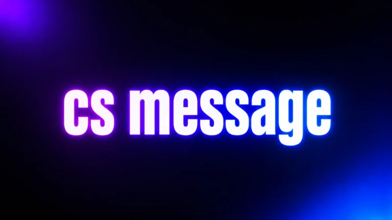 CS Message Meaning Explained: What Does “CS” Mean in Texts and Online Chats?